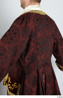  Photos Man in Historical Dress 40 18th century historical clothing red gold and jacket upper body 0007.jpg